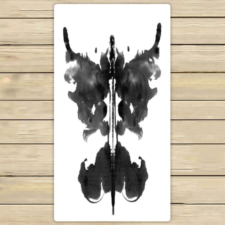 ABPHQTO Butterfly Rorschach Inkblot Towels,Beach Bath Pool Sprot Travel Hand Spa Towel 30x56 Inch