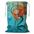 thumbnail image 1 of ABPHQTO Cartoon Little Mermaid Storage Basket Laundry Bag with Drawstring 18x24 Inch, 1 of 3