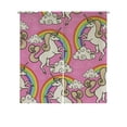 thumbnail image 1 of ABPHQTO Cartoon Unicorn Japanese Noren Curtain Doorway Door Window Treatment Curtains Cotton Linen Curtain 85x150 cm, 1 of 1