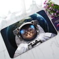 thumbnail image 1 of ABPHQTO Cat Astronaut Outer Space Spacewalk Doormat Entrance Rug Area Rug Floor Mat Home Decor 30x18 Inch, 1 of 1