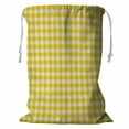 thumbnail image 1 of ABPHQTO Checkered Storage Basket Laundry Bag with Drawstring 18x24 Inch, 1 of 3