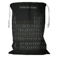 thumbnail image 1 of ABPHQTO Chemical Periodic Table Of Elements Black Chalkboard Storage Basket Laundry Bag with Drawstring 18x24 Inch, 1 of 3