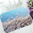 thumbnail image 1 of ABPHQTO Cherry Blossoms Flower Petals Floating Blown Spring Breeze Doormat Entrance Rug Area Rug Floor Mat Home Decor 23.5x16.7 Inch, 1 of 1