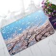 thumbnail image 1 of ABPHQTO Cherry Blossoms Flower Petals Floating Blown Spring Breeze Doormat Entrance Rug Area Rug Floor Mat Home Decor 30x18 Inch, 1 of 1