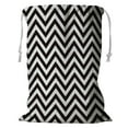 thumbnail image 1 of ABPHQTO Chevrons Pattern Storage Basket Laundry Bag with Drawstring 18x24 Inch, 1 of 3