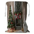 thumbnail image 1 of ABPHQTO Christmas Interior Storage Basket Laundry Bag with Drawstring 18x24 Inch, 1 of 3
