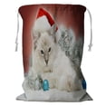 thumbnail image 1 of ABPHQTO Christmas Ragdoll Cat Kitten Storage Basket Laundry Bag with Drawstring 24x32 Inch, 1 of 3