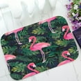 thumbnail image 1 of ABPHQTO Colorful Flamingo Tropical Leaves Doormat Entrance Rug Area Rug Floor Mat Home Decor 23.5x16.7 Inch, 1 of 1