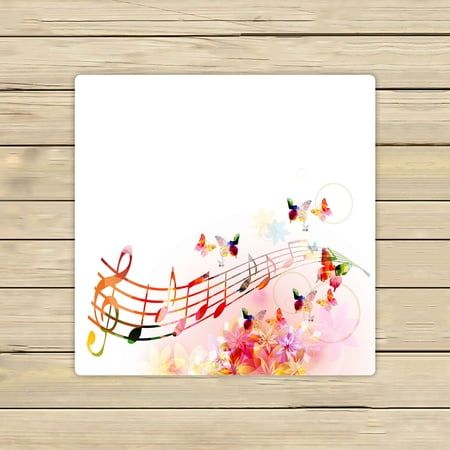 ABPHQTO Colorful Music Towels,Beach Bath Pool Sprot Travel Hand Spa Towel 13x13 Inch