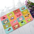 thumbnail image 1 of ABPHQTO Colorful Patchwork Owls Doormat Entrance Rug Area Rug Floor Mat Home Decor 30x18 Inch, 1 of 1