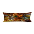 thumbnail image 1 of ABPHQTO Composed Virtual Stained Glass Fragments Body Pillow Covers Pillow Case Protector Pillowcase 20x60 Inch, 1 of 1