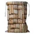 thumbnail image 1 of ABPHQTO Corks With Dates And Drops Of Storage Basket Laundry Bag with Drawstring 24x32 Inch, 1 of 3