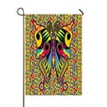 thumbnail image 1 of ABPHQTO Crazy Abstract Butterfly Home Outdoor Garden Flag House Banner Size 28x40 Inch, 1 of 1