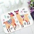 thumbnail image 1 of ABPHQTO Cute Animal Drawing Llamas Alpacas Clip Art Doormat Entrance Rug Area Rug Floor Mat Home Decor 23.5x16.7 Inch, 1 of 1