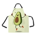 thumbnail image 1 of ABPHQTO Cute Avocado Cartoon Character Makes The Jump Rope Exercises Apron Home Kitchen Apron with Pockets, 1 of 2
