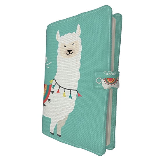 ABPHQTO Cute Cartoon Llama Design Book Cover Book Protector Book Sleeve Book Pouch Book Bag 6x9 inch