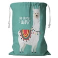 thumbnail image 1 of ABPHQTO Cute Cartoon Llama Design Storage Basket Laundry Bag with Drawstring 24x32 Inch, 1 of 3