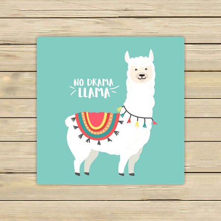 ABPHQTO Cute Cartoon Llama Design Towels,Beach Bath Pool Sprot Travel Hand Spa Towel 13x13 Inch