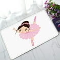 thumbnail image 1 of ABPHQTO Cute Little Ballerina Dancing Doormat Entrance Rug Area Rug Floor Mat Home Decor 30x18 Inch, 1 of 1