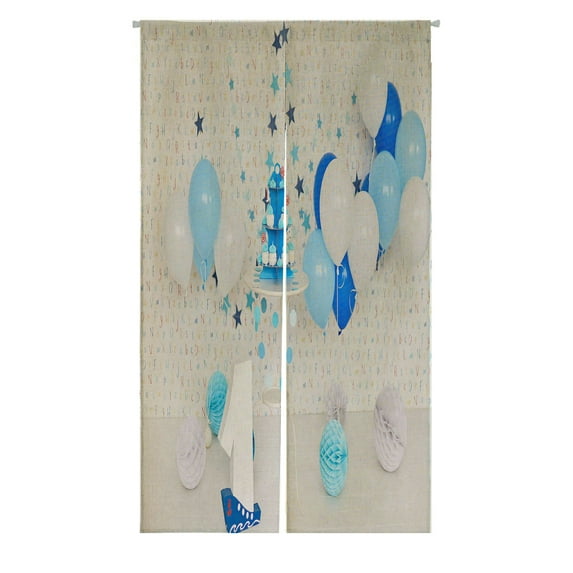 ABPHQTO Decorations For Holiday Party Japanese Noren Curtain Doorway Door Window Treatment Curtains Cotton Linen Curtain 85x120 cm