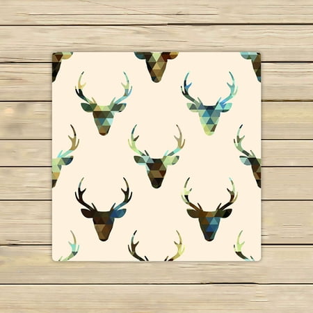ABPHQTO Deer Heads Towels Beach Bath Pool Sprot Travel Hand Spa Towel 13x13 Inch