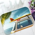 thumbnail image 1 of ABPHQTO Detail Vintage Van Beach Surfboard Roof Doormat Entrance Rug Area Rug Floor Mat Home Decor 23.5x16.7 Inch, 1 of 1
