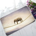 thumbnail image 1 of ABPHQTO Difficulty In Business Elephant On A Rope Doormat Entrance Rug Area Rug Floor Mat Home Decor 23.5x16.7 Inch, 1 of 1