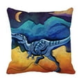 thumbnail image 1 of ABPHQTO Dinosaur Habitat Alectrosaur Pillow Case Pillow Cover Pillow Protector Two Sides For Couch Bed 16x16 Inch, 1 of 1