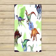 ABPHQTO Dinosaurs Towels,Beach Bath Pool Sprot Travel Hand Spa Towel 16x28 Inch