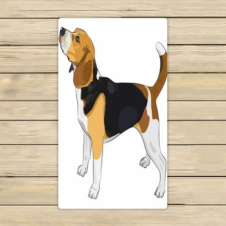 ABPHQTO Dog Beagle Breed Towels Beach Bath Pool Sprot Travel Hand Spa Towel 16x28 Inch