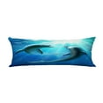 thumbnail image 1 of ABPHQTO Dolphins Body Pillow Covers Pillow Case Protector Pillowcase 20x60 Inch, 1 of 1
