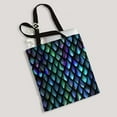 thumbnail image 1 of ABPHQTO Dragon Scales Reptile Skin Canvas Bag Reusable Tote Grocery Shopping Bags Tote Bag 14x16 inch, 1 of 2