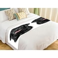 thumbnail image 1 of ABPHQTO Drawing Dog Breed Black Labrador Portrait Bed Runner Bedding Scarf Bed Decoration 20x95 inch, 1 of 1