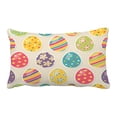 thumbnail image 1 of ABPHQTO Easter Eggs Pillow Case Pillow Cover Pillow Protector Two Sides For Couch Bed 20x30 Inch, 1 of 1