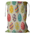 thumbnail image 1 of ABPHQTO Easter Eggs Storage Basket Laundry Bag with Drawstring 18x24 Inch, 1 of 3