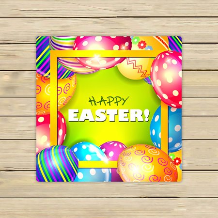 ABPHQTO Easter Towels Beach Bath Pool Sprot Travel Hand Spa Towel 13x13 Inch