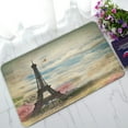thumbnail image 1 of ABPHQTO Eiffel Tower And Roses Doormat Entrance Rug Area Rug Floor Mat Home Decor 30x18 Inch, 1 of 1