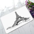 thumbnail image 1 of ABPHQTO Eiffel Tower Paris France Doormat Entrance Rug Area Rug Floor Mat Home Decor 30 x 18 Inch, 1 of 1