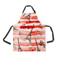 thumbnail image 1 of ABPHQTO Eiffel Tower Paris Romantic Apron Home Kitchen Apron with Pockets, 1 of 2