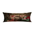 thumbnail image 1 of ABPHQTO Elegant Christmas Tree Fireplace Blanket Couch Body Pillow Covers Pillow Case Protector Pillowcase 20x60 Inch, 1 of 1