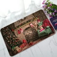 thumbnail image 1 of ABPHQTO Elegant Christmas Tree Fireplace Blanket Couch Doormat Entrance Rug Area Rug Floor Mat Home Decor 30x18 Inch, 1 of 1