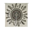 thumbnail image 1 of ABPHQTO Ethnic American Japanese Noren Curtain Doorway Door Window Treatment Curtains Cotton Linen Curtain 85x90 cm, 1 of 1