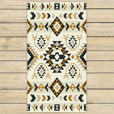 ABPHQTO Ethnic Towels Beach Bath Pool Sprot Travel Hand Spa Towel 30x56 Inch