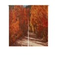 thumbnail image 1 of ABPHQTO Fall Foliage Japanese Noren Curtain Doorway Door Window Treatment Curtains Cotton Linen Curtain 85x120 cm, 1 of 1