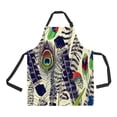 thumbnail image 1 of ABPHQTO Feathers Apron Home Kitchen Apron with Pockets, 1 of 2