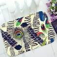 thumbnail image 1 of ABPHQTO Feathers Doormat Entrance Rug Area Rug Floor Mat Home Decor 23.5x16.7 Inch, 1 of 1