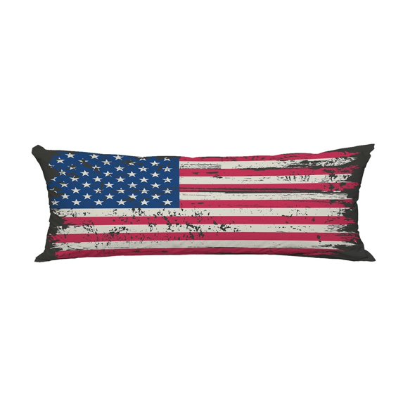 ABPHQTO Flag Of The United States Of America Us Flag Body Pillow Covers Pillow Case Protector Pillowcase 20x60 Inch