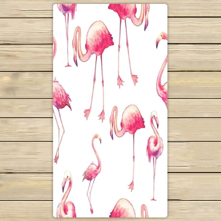 ABPHQTO Flamingo Towels,Beach Bath Pool Sprot Travel Hand Spa Towel 30x56 Inch