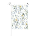 thumbnail image 1 of ABPHQTO Floral Roses On White Background Home Outdoor Garden Flag House Banner Size 12x18 Inch, 1 of 1