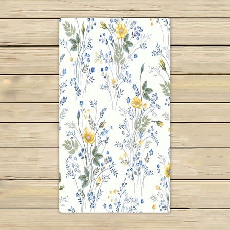 ABPHQTO Floral Roses On White Background Towels Beach Bath Pool Sprot Travel Hand Spa Towel 16x28 Inch